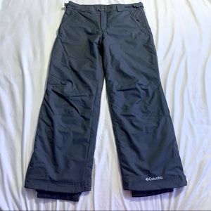 Columbia NWOT gray snow pants ski snowboard Omni tech LARGE lined waterproof